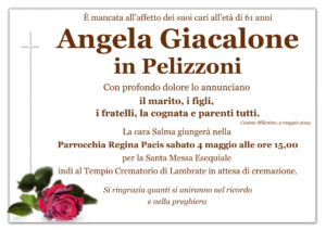 necrologio-Angela Giacalone