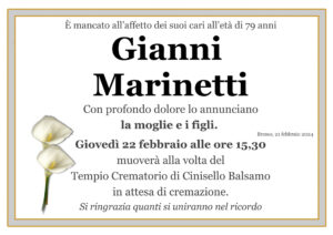 necrologio-Gianni Marinetti