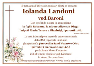 necrologio-Iolanda Landoni