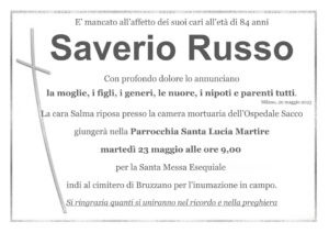necrologio-Saverio Russo