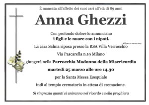 necrologio-Anna Ghezzi